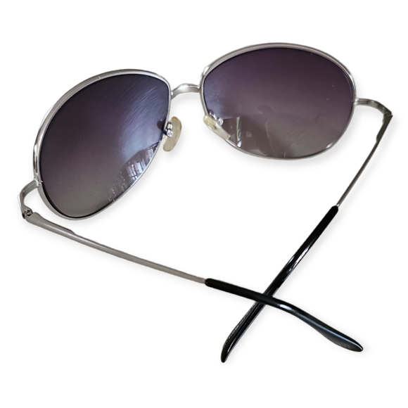 Vintage Italian Designer Metal Frame Classic Aviator Glasses - Picture 9 of 13